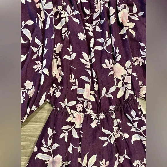 NWOT Free People Portia Printed Dress in Purple Size Small - Picture 6 of 8
